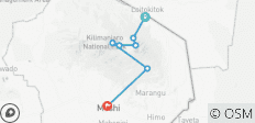 Monte Kilimanjaro: Ascenso a Rongai Mystique - 7 destinos