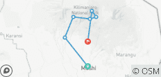 Kilimanjaro-beklimming – via de Machame-route – 7 dagen - 7 bestemmingen