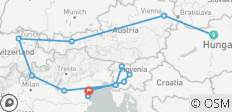 Cruise & Rail: Grand Alpine & the Jewels of Veneto (2026) (Budapest to Venice, 2026) - 14 destinations