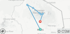 7-daagse Kilimanjaro Lemosho Route Trek - 7 bestemmingen