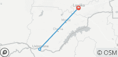 4 jours d\'exploration Zambie-Livingstone - 3 destinations