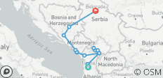 Tirana, Kosovo y Kotor a Sarajevo - 8 días - 14 destinos