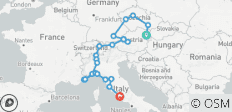 De Viena a la Costa Azul y Roma - 14 días