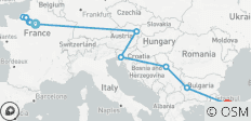 Croisière et rail : Paris à Istanbul (2026) (Paris à Istanbul, 2026) - 14 destinations
