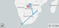 Safari van Kaap naar Delta - 13 bestemmingen