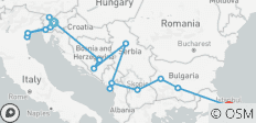 Cruise & Rail: Slovenia, Venice, Istanbul & the Balkans (2026) (Ljubljana to Istanbul, 2026) - 18 destinations