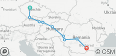 8 Day Journey through Central and Eastern Europe from Prague to Bucharest - Small Group Tour - 9 destinations