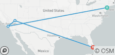 USA Cityhopping: Big Apple, Bright Lights & Beach Nights (8 destinations) - 4 destinations