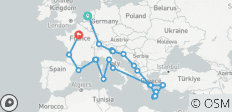 European Discoverer (End Paris, With 3 Days Cruise, Moderate C Cabin) - 42 destinations