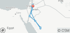 Jordan and Saudi Arabia - Kingdom of the Nabataeans - 13 destinations