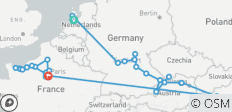 Juwelen van Europa & Normandië & Juweeltjes van de Seine 2026 - 25 Dagen (van Amsterdam naar Parijs) - 46 bestemmingen