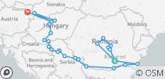 Descubre el bajo Danubio con Viena y Transilvania 2027/2028 - 22 días (de Bucarest a Viena)