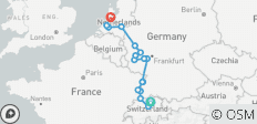 Suiza y Castillos del Rin y Viñedos del Mosela con Ámsterdam - 17 destinos