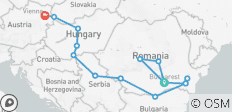 5 Tage Transsilvanien und Donau Abenteuer (Bukarest - Wien) - 15 Destinationen