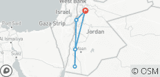 Wunderbares von Jordanien: Petra, Wadi Rum und das Tote Meer 4 Tage ) - 5 Destinationen