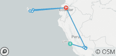 Machu Picchu & Galapagos wonderen met een cruise van 4 nachten (Lima naar Quito) (2026) - 12 bestemmingen