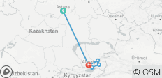 Circuit sur mesure de 10 jours au Kazakhstan, tout compris et avec départs quotidiens (privé) - 6 destinations