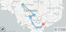 Vietnam en Cambodja Hoogtepunten Siem Reap → Ho Chi Minh Stad (2027) - 14 bestemmingen