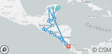Central American Adventure - 47 destinations