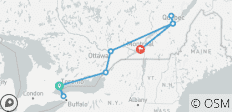L\'Est du Canada par le rail - 9 destinations