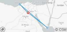 Égypte magique Pyramides et mer Rouge Sharm El Sheikh - 8 jours - 5 destinations