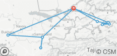 Route des caravanes II vers l\'Ouzbékistan - Circuit privé - 11 destinations