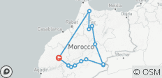 De Marrakech al Sáhara, Fez y Chefchaouen... en 7 días Tour privado - 13 destinos