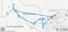 Véritable aventure en Ouzbékistan - Circuit privé - 21 destinations