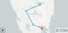 Hoogtepunten van de westkust van Tasmanië - 4 bestemmingen