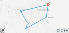 Chemins de fer du Colorado et de l\'Ouest - 6 jours - 6 destinations
