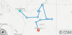 Vegas nach Phoenix & Grand Canyon - 8 Tage - 12 Destinationen