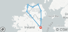 Ireland Walking & Hiking: The Northern Coast - 9 Days/8 Nights - 10 destinations