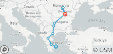 De Grecia a Rumanía - 9 días - 10 destinos