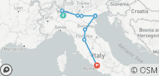 Classic Journey - Italian Lakes to Rome - 10 Days/9 Nights - 12 destinations