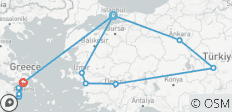 Best of Turkey & Aegean Greece - 11 days - 12 destinations