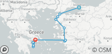 Türkei - Griechenland Express - 9 Tage - 13 Destinationen