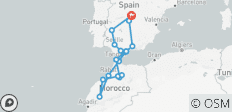 Andalusien zum Atlasgebirge - 12 Tage - 20 Destinationen