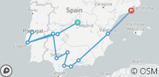 Das Beste von Portugal, Andalusien & Barcelona - 12 Tage - 13 Destinationen