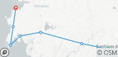 Camino de Santiago naar Muxia - 8 dagen - 7 bestemmingen