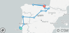 Saveurs du Portugal et de l\'Espagne avec les régions viticoles du Douro et de la Rioja (de Lisbonne à Bilbao) (2026) - 19 destinations