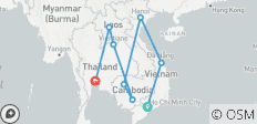 Experiencia cultural de 24 días a medida en Vietnam, Camboya, Laos y Tailandia -Sudeste Asiático - 8 destinos