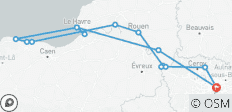 Paris et la Normandie 2027 - 15 destinations