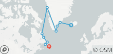 Traversée de l\'Atlantique Nord : Islande, Groenland et Labrador - 10 destinations
