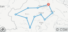 Explore the Best of the Golden Triangle & Rajasthan – 15 Days / 14 Nights - 11 destinations
