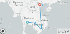 Aventure en Thaïlande, au Cambodge et au Vietnam en 17 jours - 6 destinations