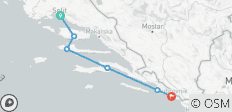 Adriatisches Abenteuer Split → Dubrovnik ) - 6 Destinationen