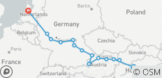 Magnífica Europa con Budapest Budapest → Amsterdam (2027) - 14 destinos