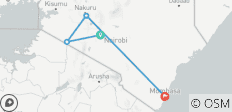 10 Day Kenya Safari Adventure and Relaxing Mombasa Beach Vacation - 4 destinations