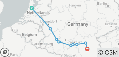 Trésors du Rhin 2025 - 8 jours (from Amsterdam to Nuremberg) - 9 destinations