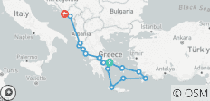 Découvrez les classiques de la côte 2027 - 15 jours (from Athènes to Dubrovnik) - 19 destinations